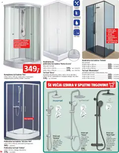 Novi Bauhaus katalog ponudbe – veljaven od 04.09.2025 | Stran: 14 | Izdelki: Prha, Tuš kabina, Tuš kad, Vrata