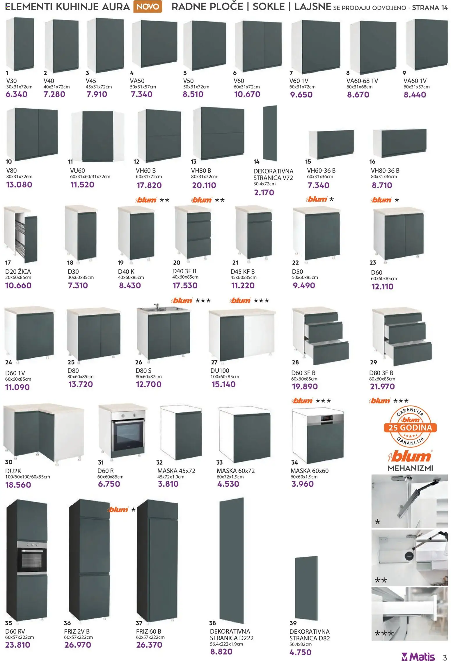 Matis katalog - važi od 01.01.2025 | Strana: 3 | Proizvode: Maska
