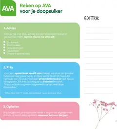 AVA folder Geboorte - Voorbeeld van een folder van AVA, geldig van 23.06.2025 | Pagina: 27 | Producten: Kom, Kan