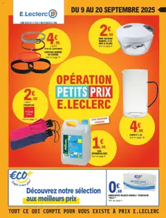 E.Leclerc - Prévisualisation de E.Leclerc catalogue semaine 37 valide à partir de 09.09.2025