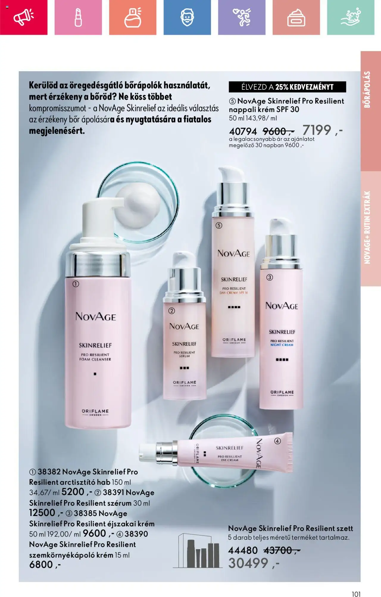Oriflame akciós ujság - amely érvényes a következő dátumtól: 17.08.2025 | Oldal: 101 | Termékek: Szemkörnyékápoló, Bor