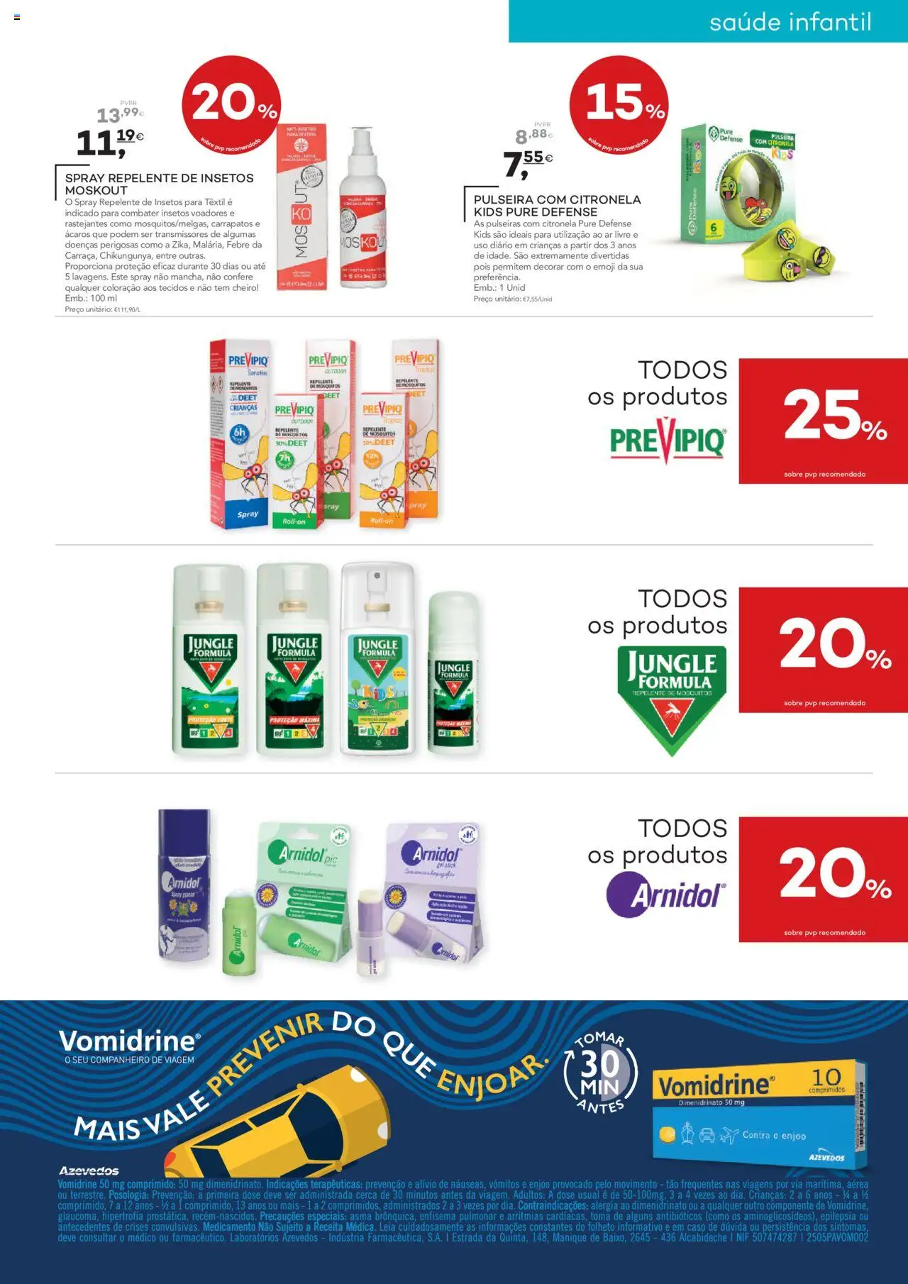 Well’s folheto │ válido de 19.08.2025 | Página: 13 | Produtos: Pulseira, Repelente