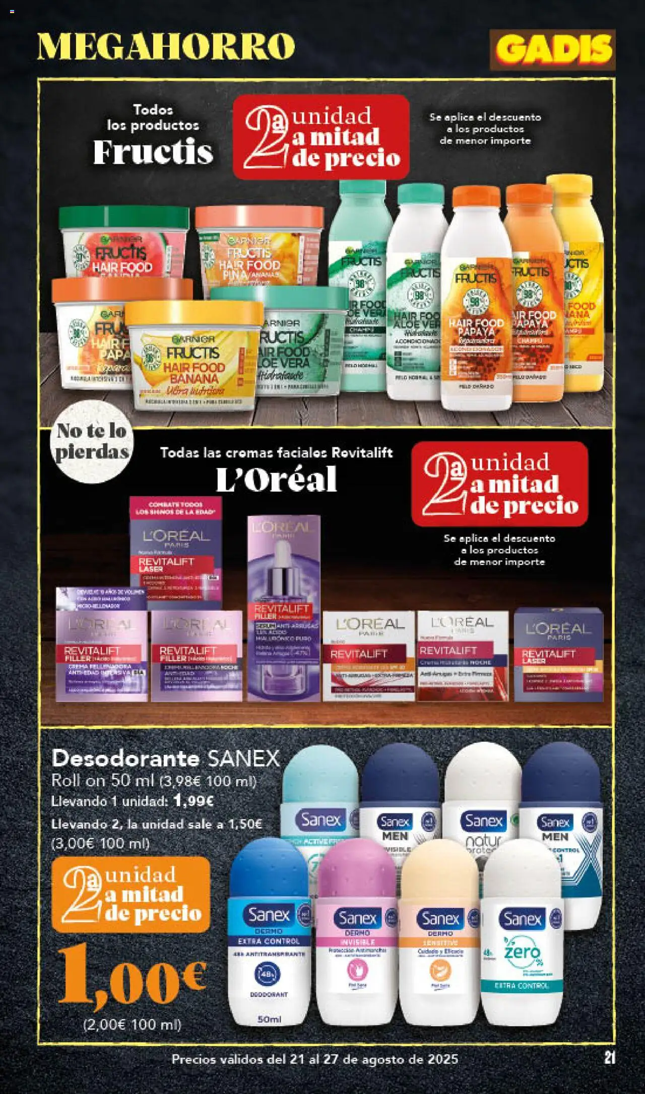 Gadis folleto │ válido desde el 21.08.2025 | Página: 21 | Productos: Desodorante, Té