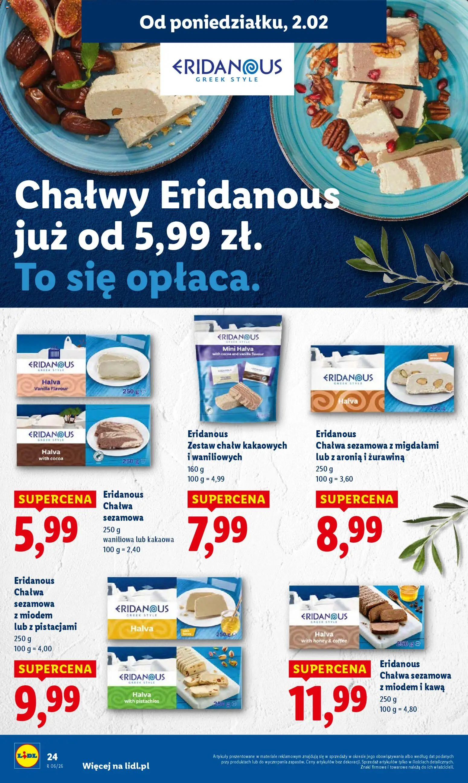 Lidl Gazetka od 02.02.2026 | Strona: 24 | Produkty: Żurawina, Kawa