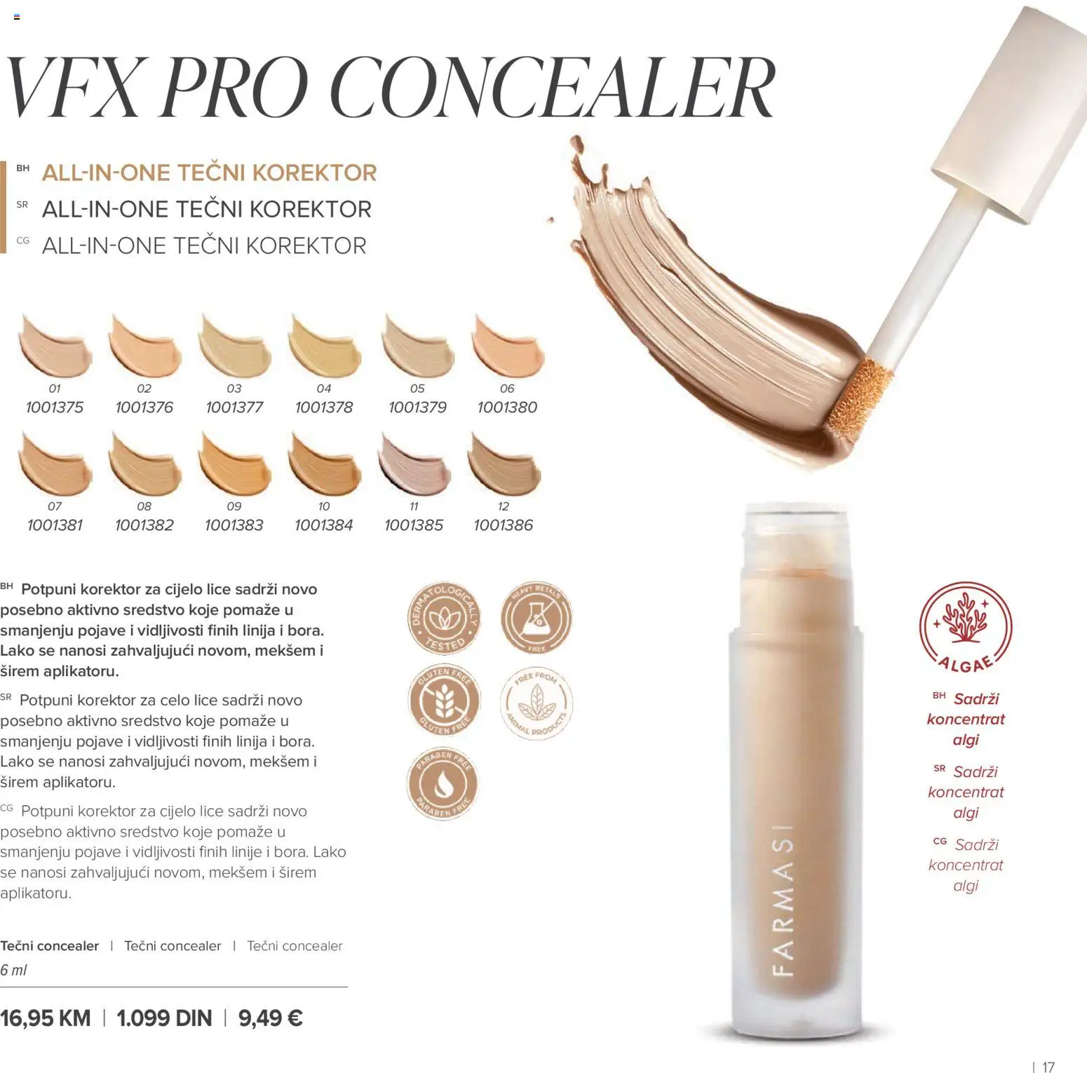 Farmasi katalog - važi od 01.03.2026 | Strana: 17 | Proizvode: Korektor
