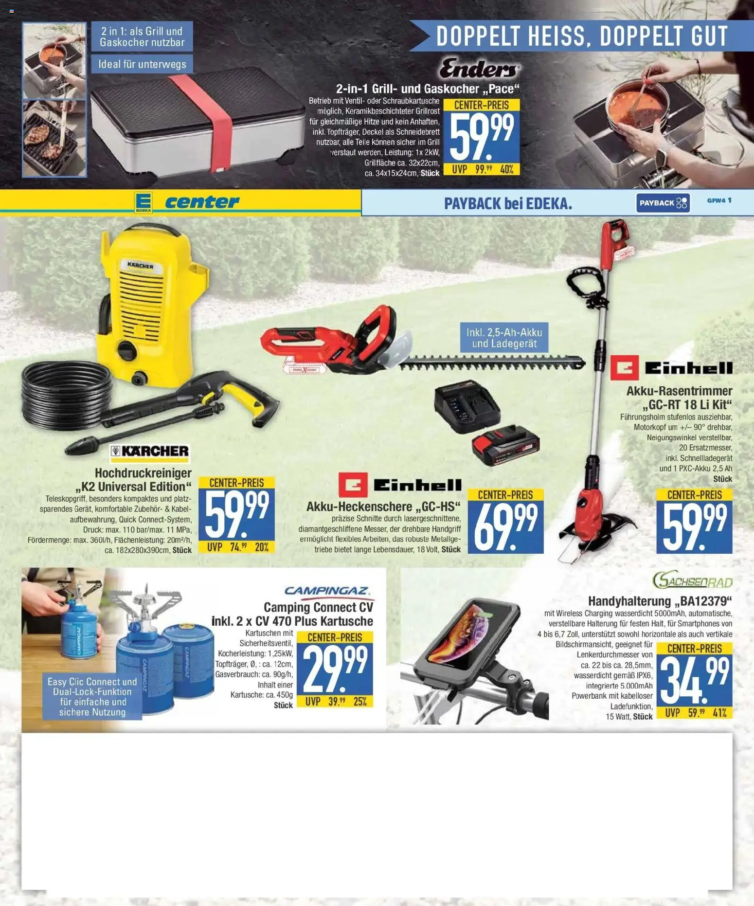 E center Prospekt Schwabmünchen	 – gültig ab 27.04.2026 | Seite: 12 | Produkte: Kabel, Smartphones, Hochdruckreiniger, Powerbank