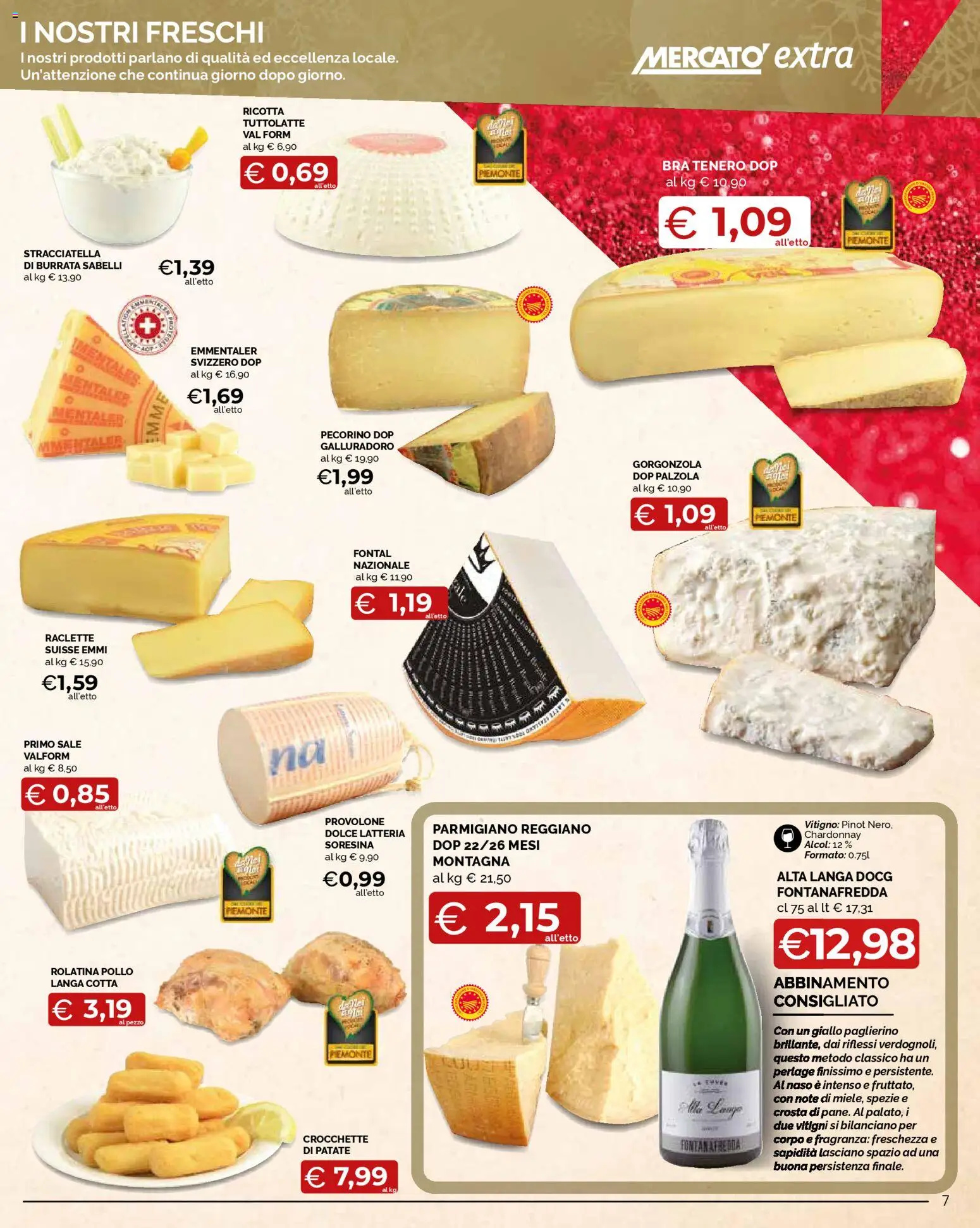 Volantino Mercatò del 04.12.2025 | Pagina: 7 | Prodotti: Spezie, Ricotta, Parmigiano reggiano, Gorgonzola