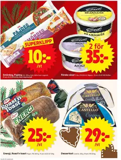 ICA Supermarket - erbjudanden - Förhandsvisning av reklamblad från butik ICA Supermarket aktuell från 22.12.2025 | Sida: 10 | Produkter: Rostbröd, Galler, Aioli
