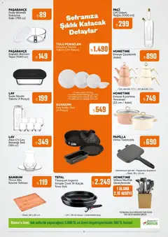 04.02.2026 tarihinden itibaren geçerli olan Özdilek kataloğu önizlemesi | Sayfa: 23 | Ürünler: Çaydanlık, Çay, Tava seti, Çay bardağı