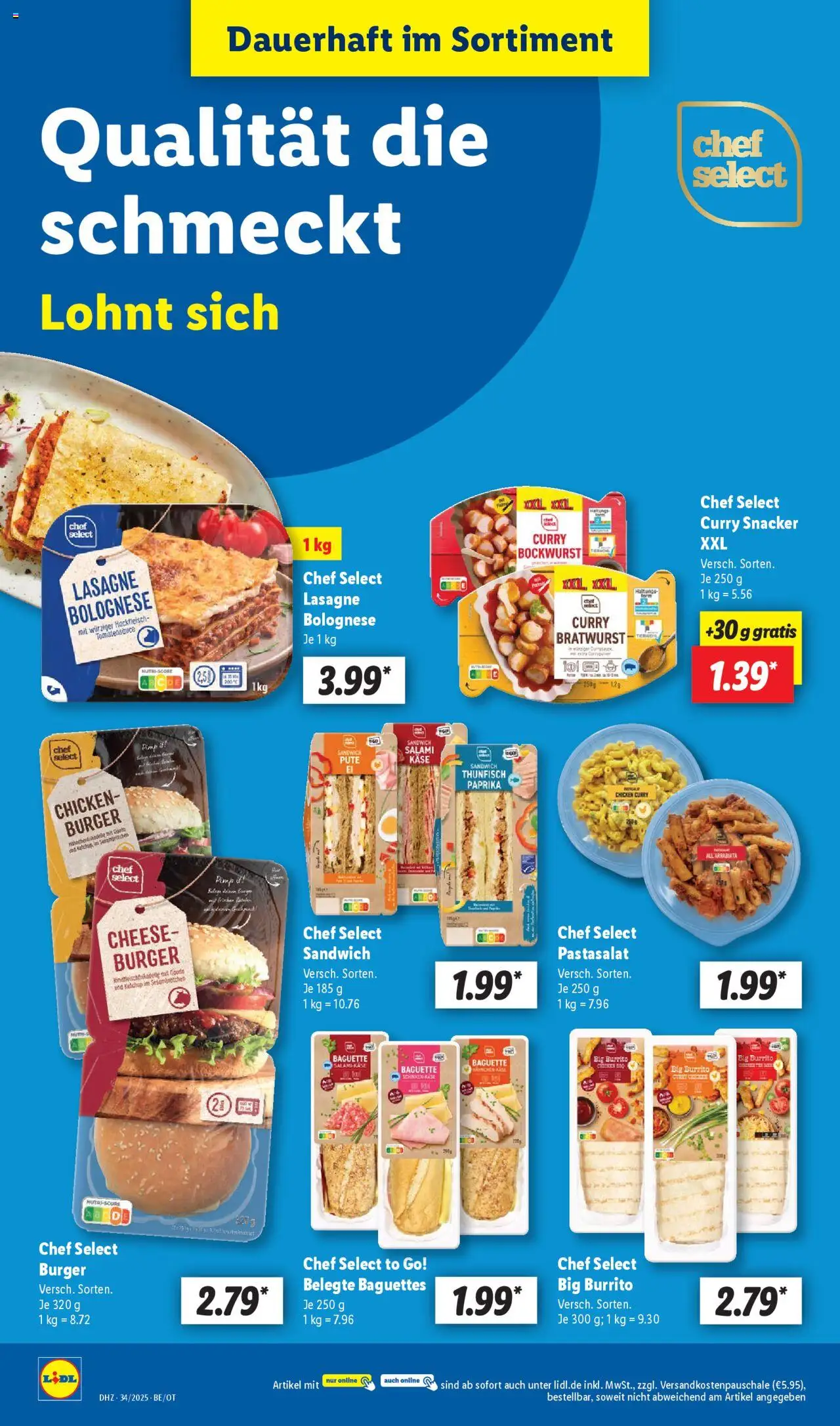 Lidl Prospekt Zossen	 - gültig ab dem 18.08.2025 | Seite: 16 | Produkte: Käse, Gouda, Bratwurst, Schinken