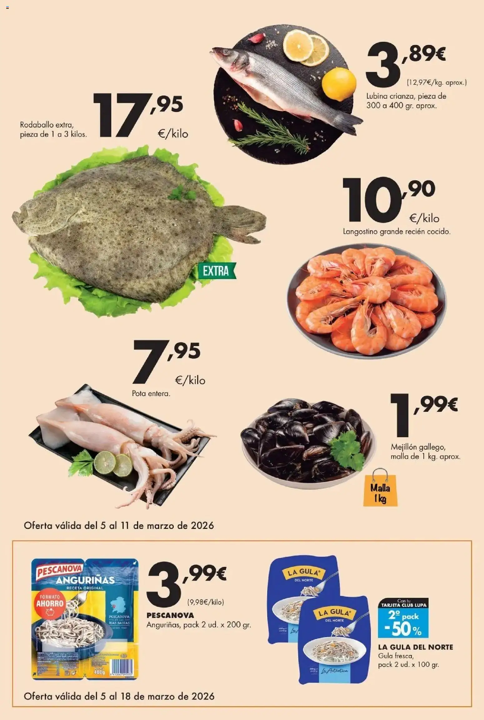 Lupa Supermercados - Tus vecinos de confianza │ válido desde el 05.03.2026 | Página: 7 | Productos: Langostino