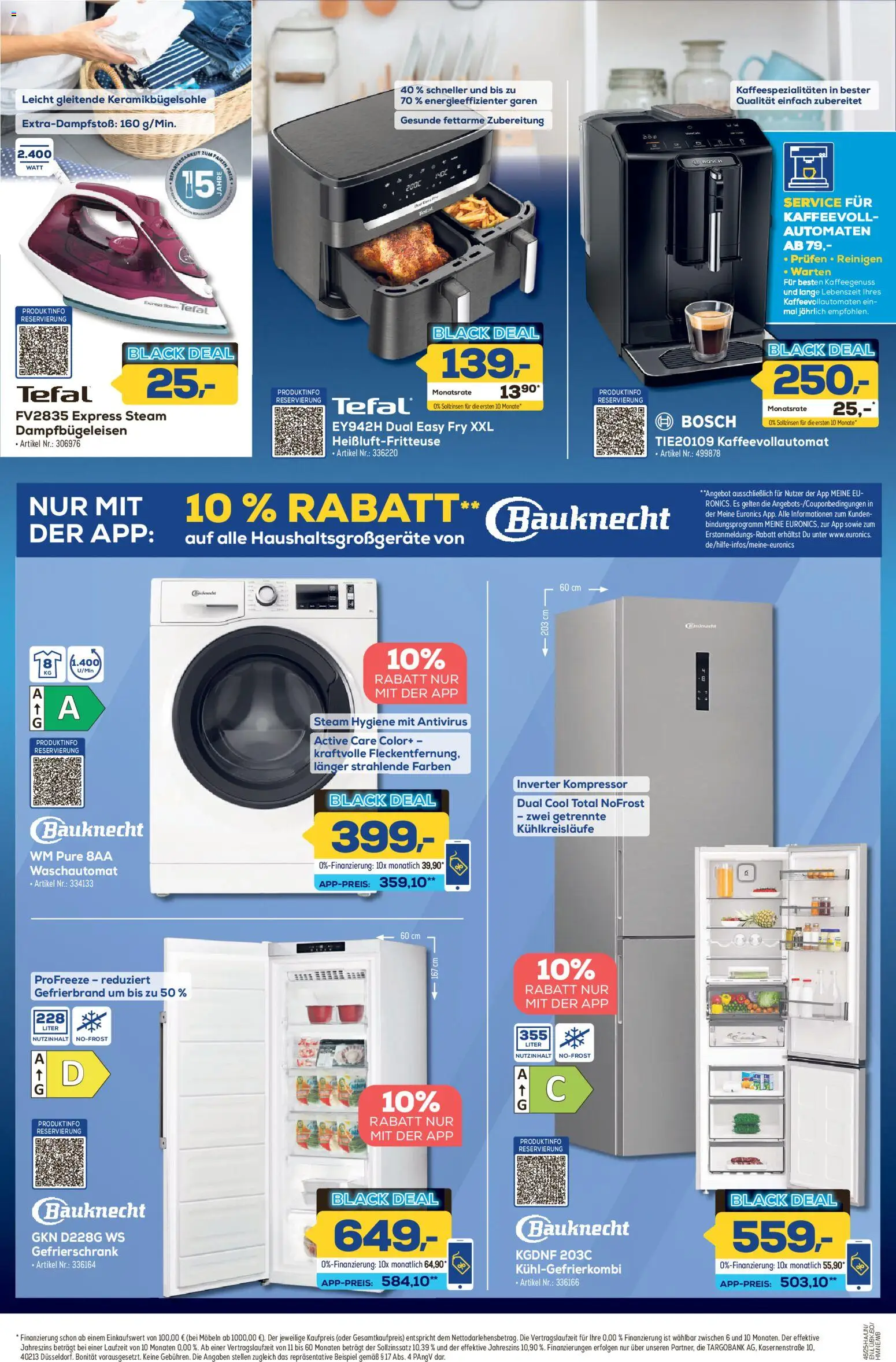 Euronics - Black Friday – gültig ab 06.11.2025 | Seite: 5 | Produkte: Bosch, Gefrierschrank, Kaffeevollautomat, Heißluftfritteuse