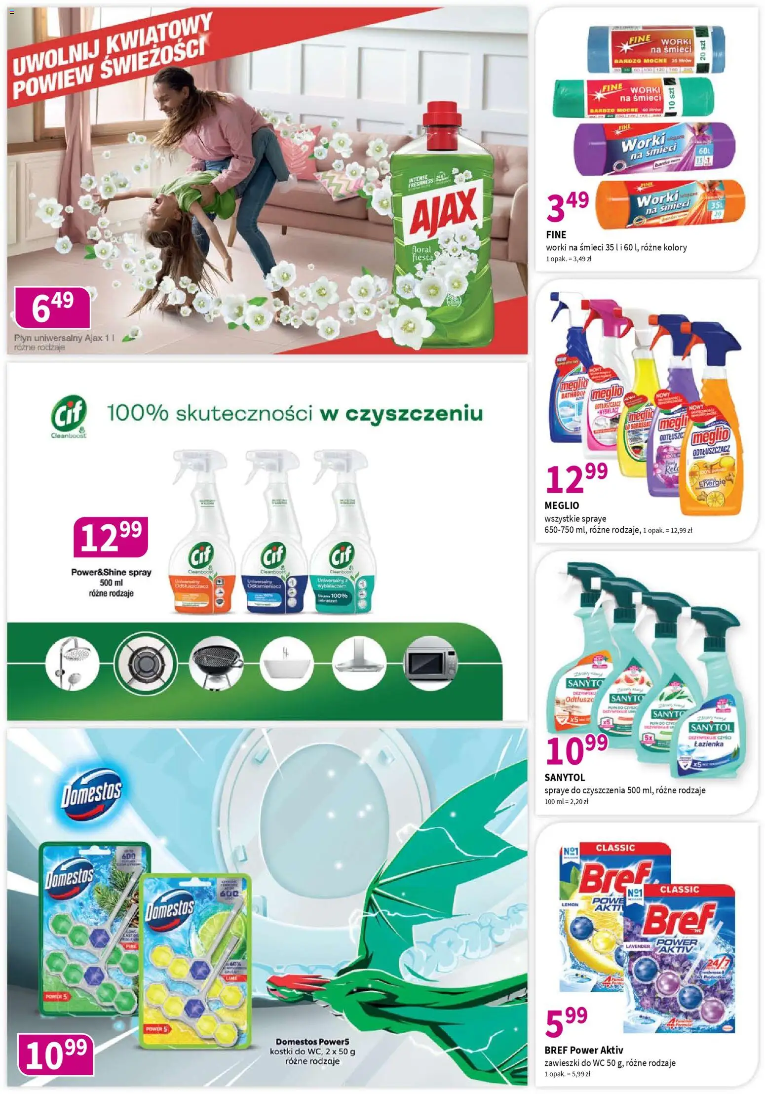 Drogerie Polskie Gazetka od 09.01.2026 | Strona: 7 | Produkty: Meglio, Domestos