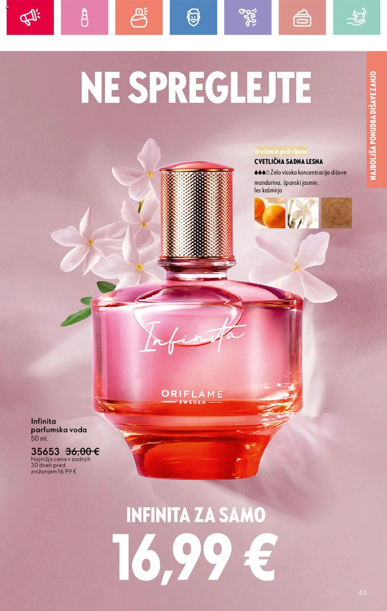 Oriflame katalog 12 │ velja od 24.08.2025 | Stran: 43 | Izdelki: Voda, Parfumska voda