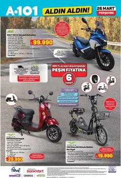 26.03.2026 tarihinden itibaren geçerli olan A101 kataloğu önizlemesi | Sayfa: 8 | Ürünler: Lastik, Saat, Disk, Ağırlık