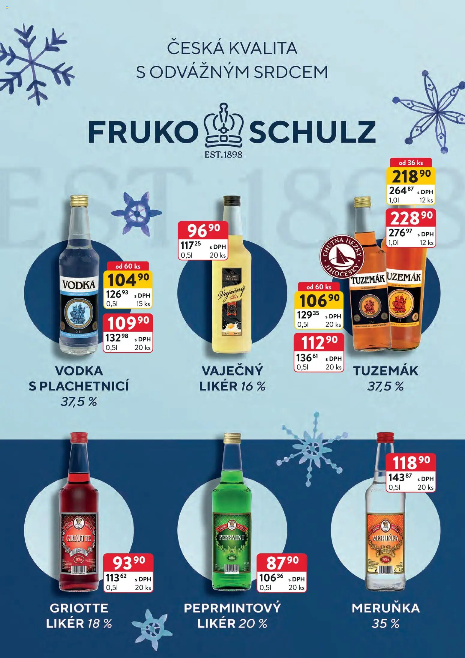 Astur & Qanto leták - Velkoobchod 03/2026 od 01.03.2026 | Strana: 38 | Produkty: Vodka, Likér, Tuzemák