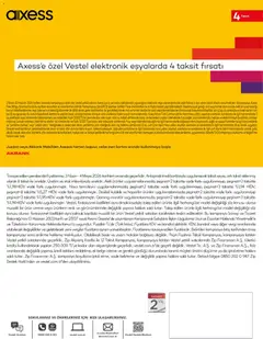 03.04.2026 tarihinden itibaren geçerli olan Vestel kataloğu önizlemesi | Sayfa: 15