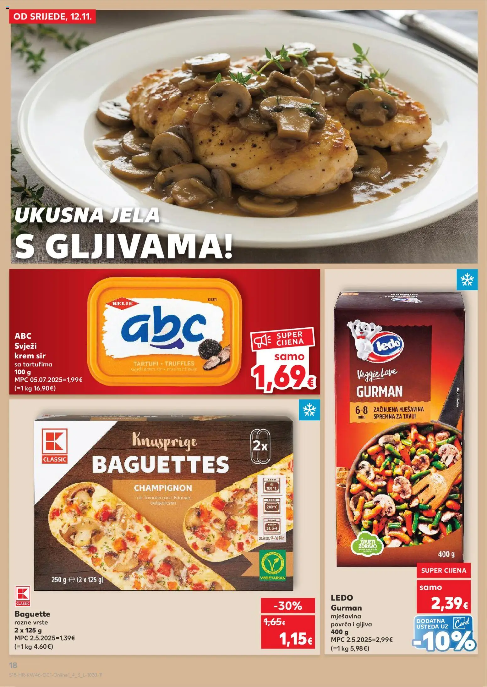 Kaufland HR akciós ujság - amely érvényes a következő dátumtól: 12.11.2025 | Oldal: 18