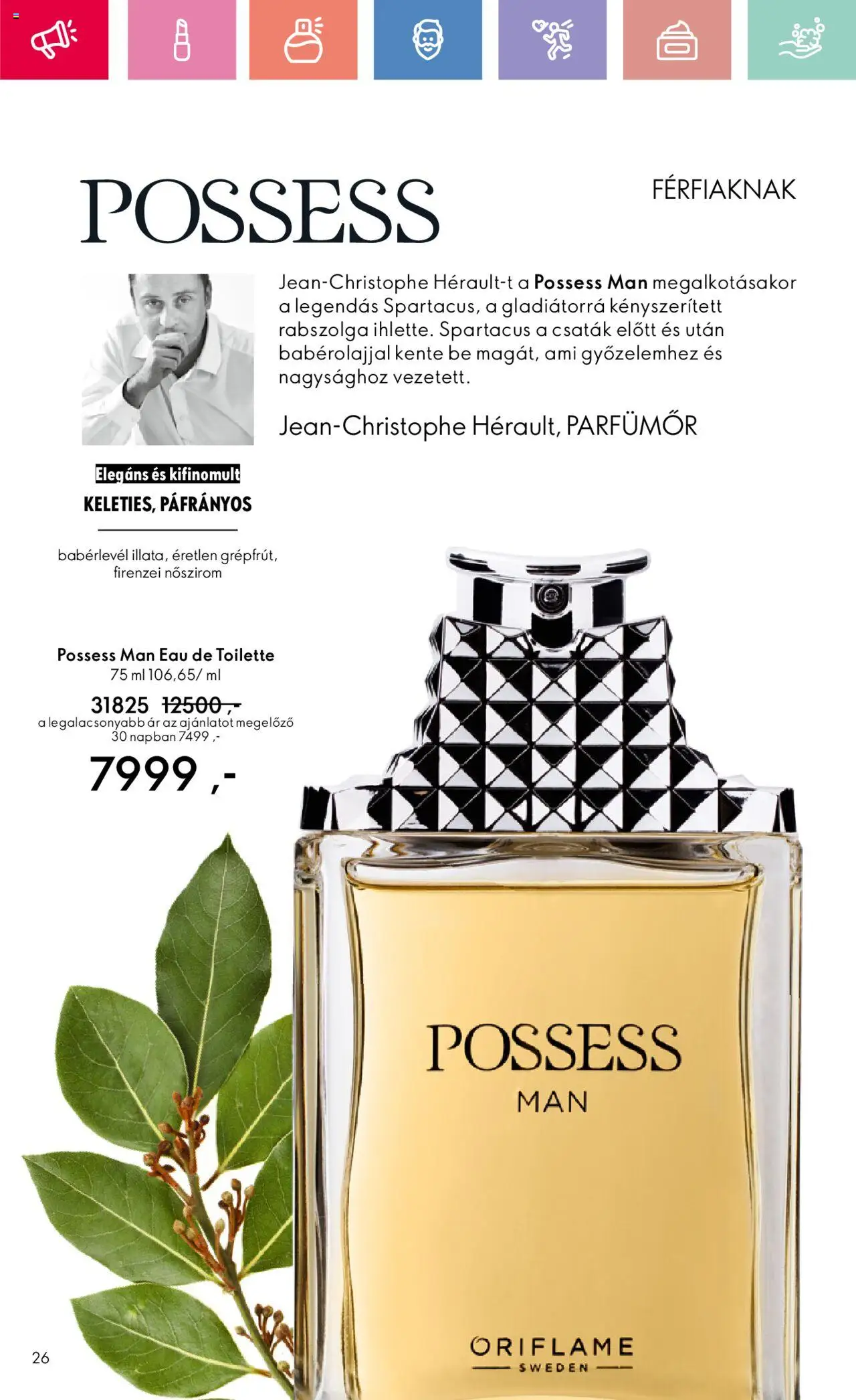 Oriflame akciós ujság - amely érvényes a következő dátumtól: 17.08.2025 | Oldal: 26 | Termékek: Babérlevél