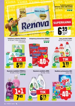 IKI leidinys galioja nuo 27.04.2026 | Puslapis: 52 | Prekių: Ploviklis, Tualetinis popierius