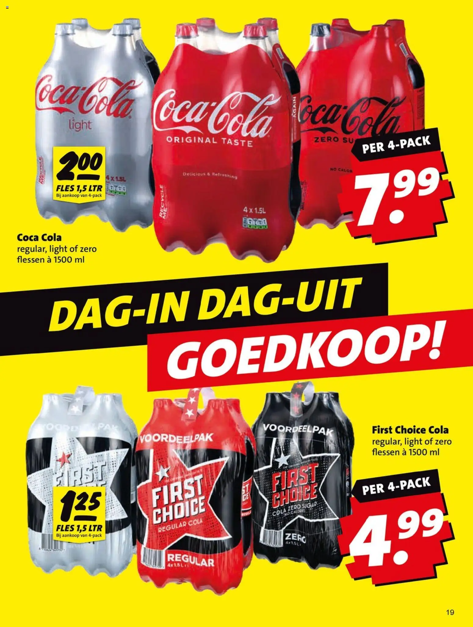 {H1} | Pagina: 19 | Producten: Fles, Coca Cola