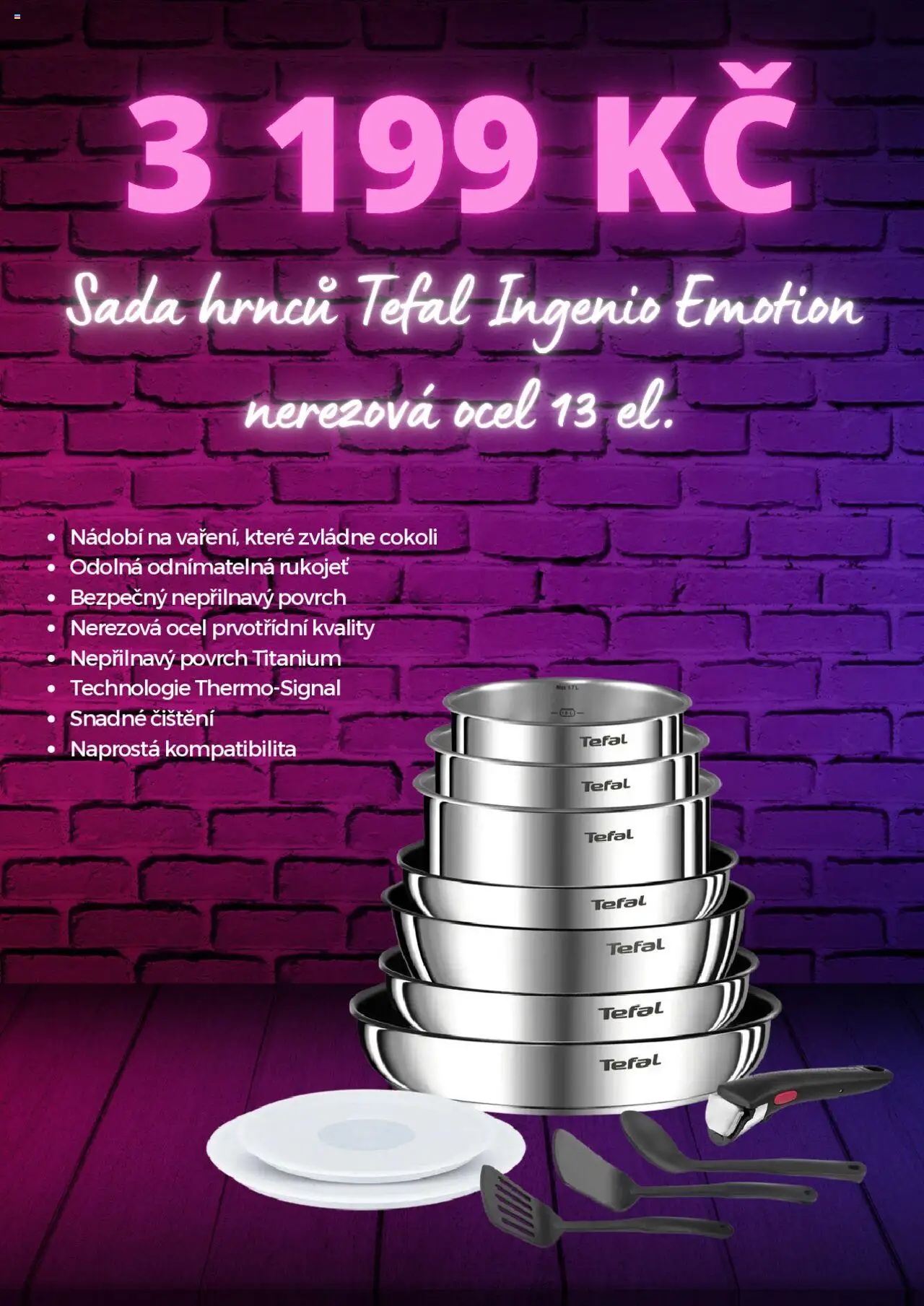 Mall.cz nabídka od 04.08.2025 | Strana: 10 | Produkty: Sada hrnců, Nádobí, Tefal