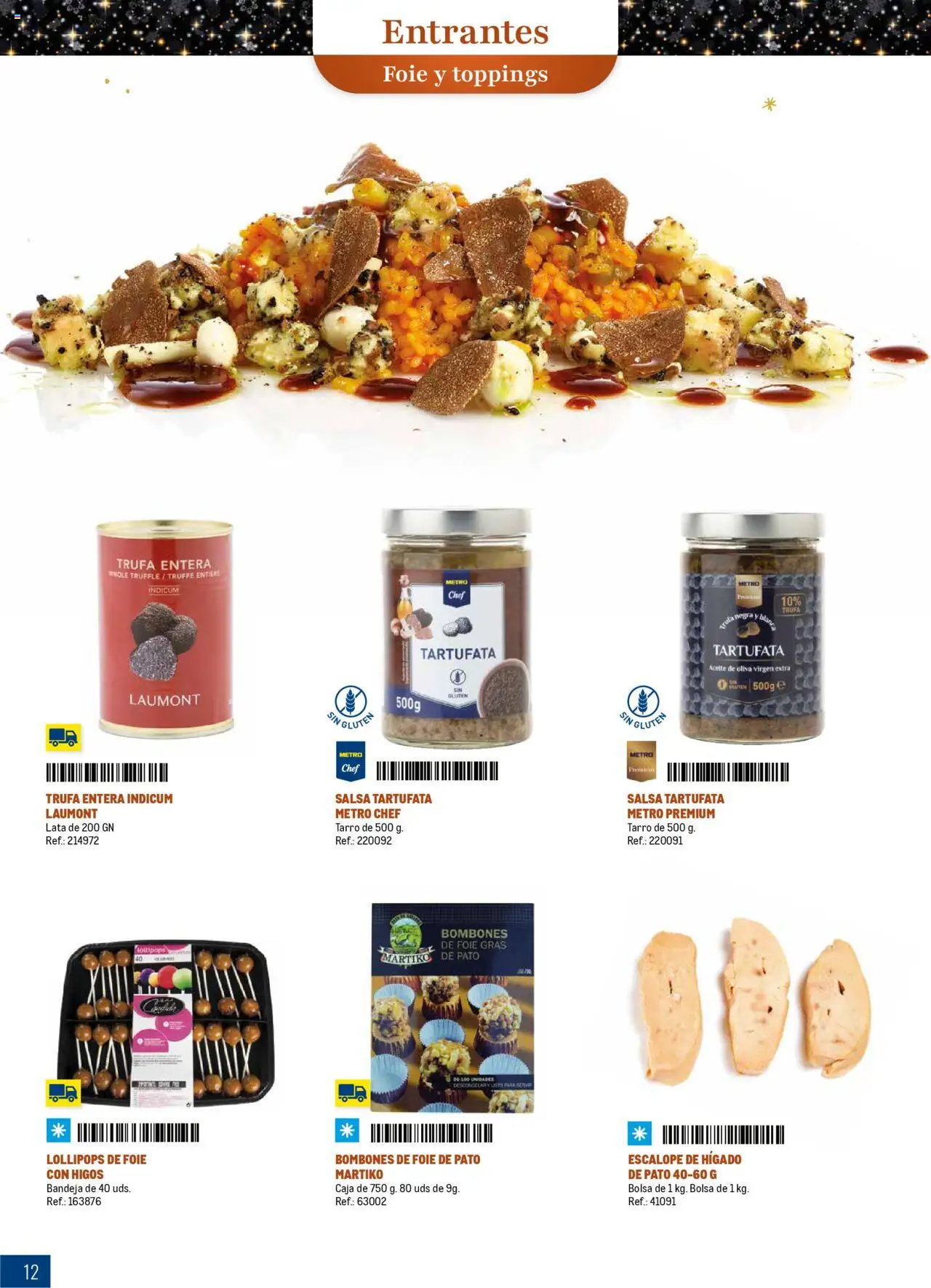 Makro - Comidas y Cenas de Navidad Norte │ válido desde el 03.10.2025 | Página: 12 | Productos: Aceite de oliva virgen extra, Σαντιγύ, Bolsa, Caja