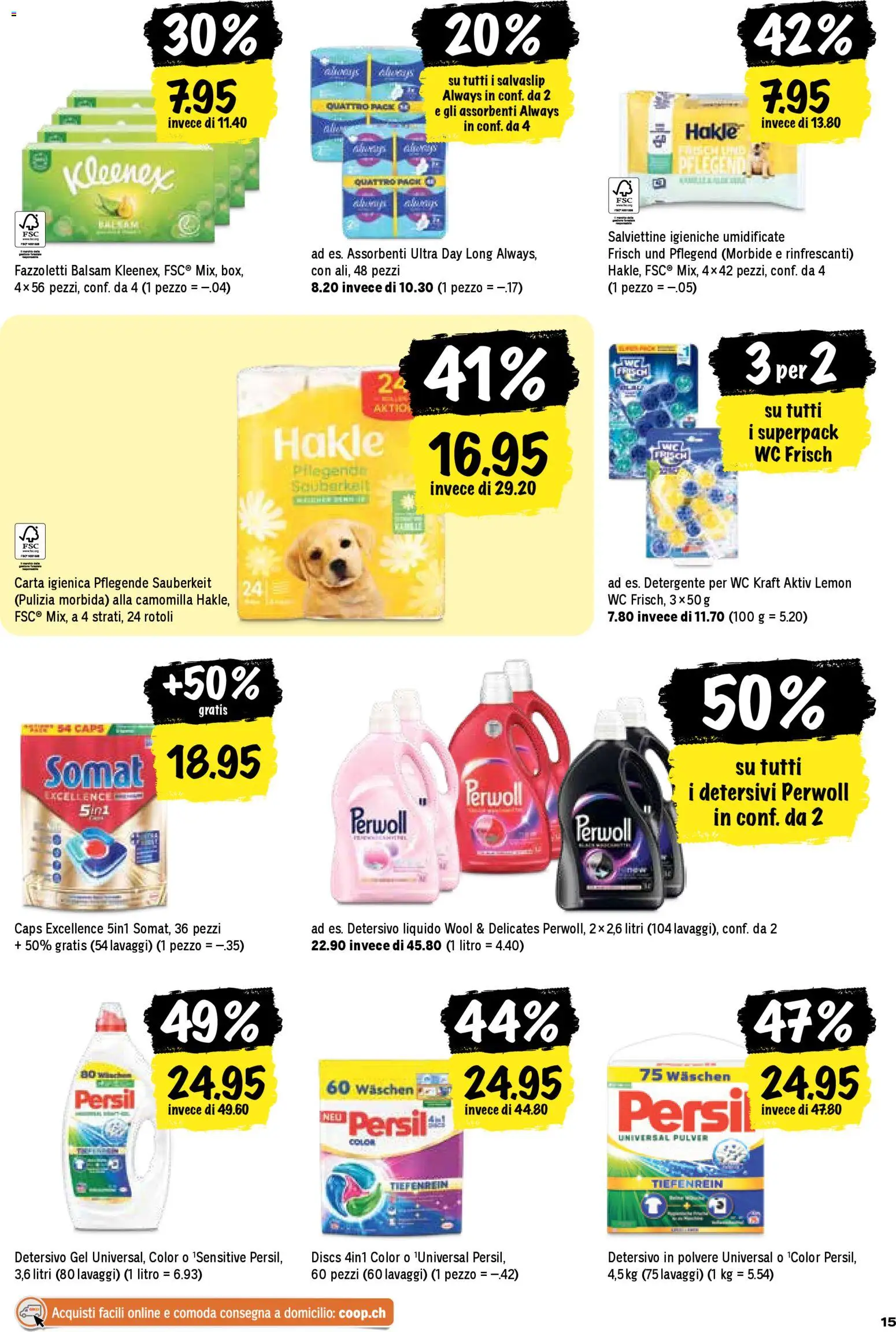 Coop - Una settimana di azioni – gültig ab 15.01.2026 | Seite: 15 | Produkte: Pulver