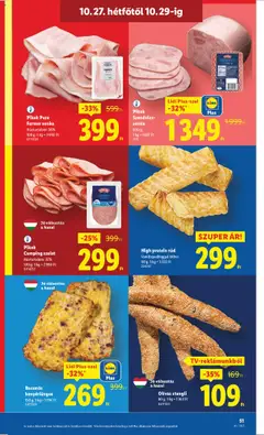 Olívás stangli, 80 g - amely érvényes a következő dátumtól: 22.10.2025 | Oldal: 51