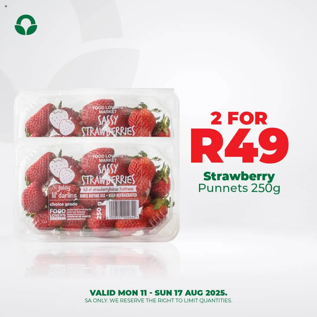Food Lover's Market Specials │ valid from 11.08.2025 | Page: 3 | Products: Strawberries