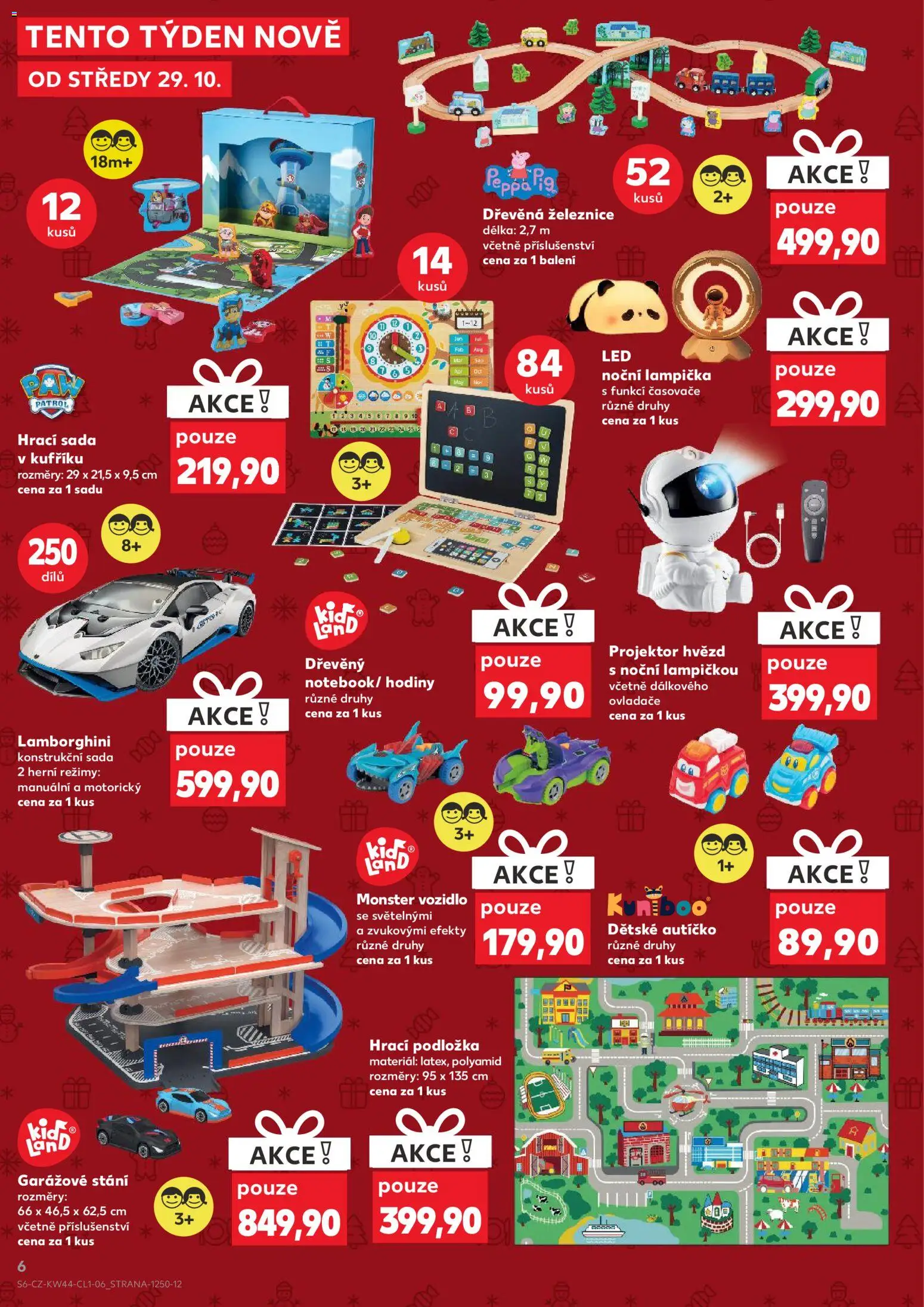 Kaufland leták - Kolín od 29.10.2025 | Strana: 6 | Produkty: Monster, Hodiny, Projektor, LED