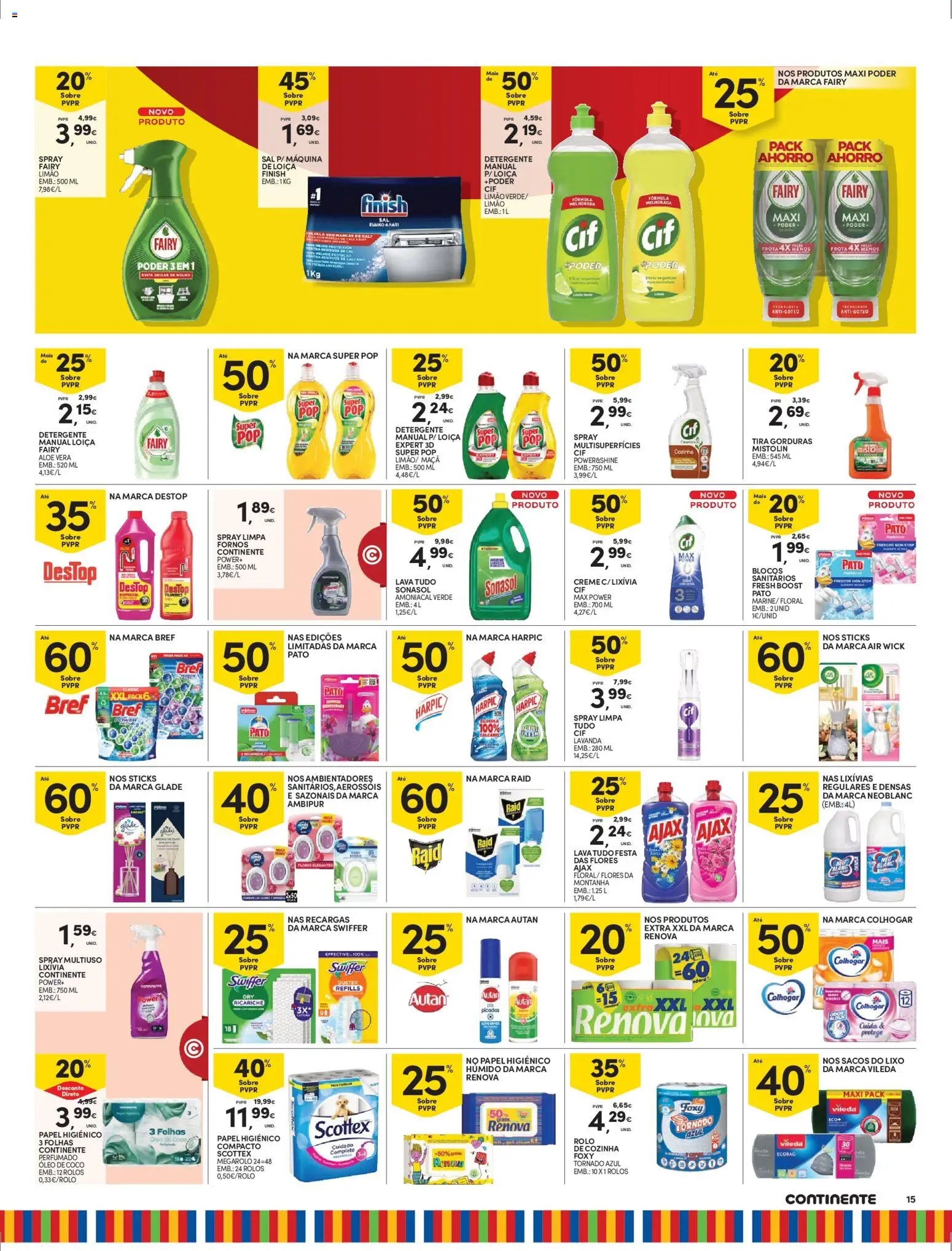 Continente Madeira │ válido de 28.04.2026 | Página: 15 | Produtos: Papel higiénico, Flores, Sal, Creme