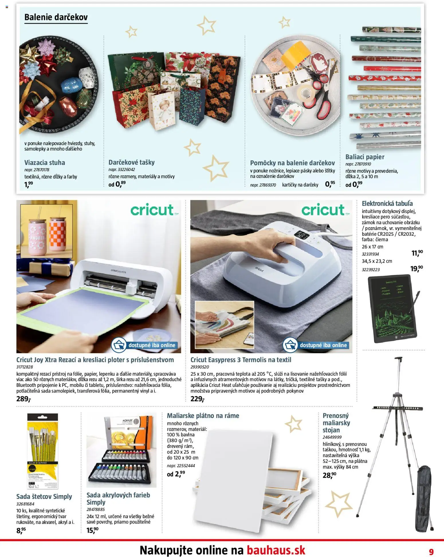 Nové Bauhaus akcie – leták je platný od 08.12.2025 | Strana: 9 | Produkty: Bluetooth, Pero