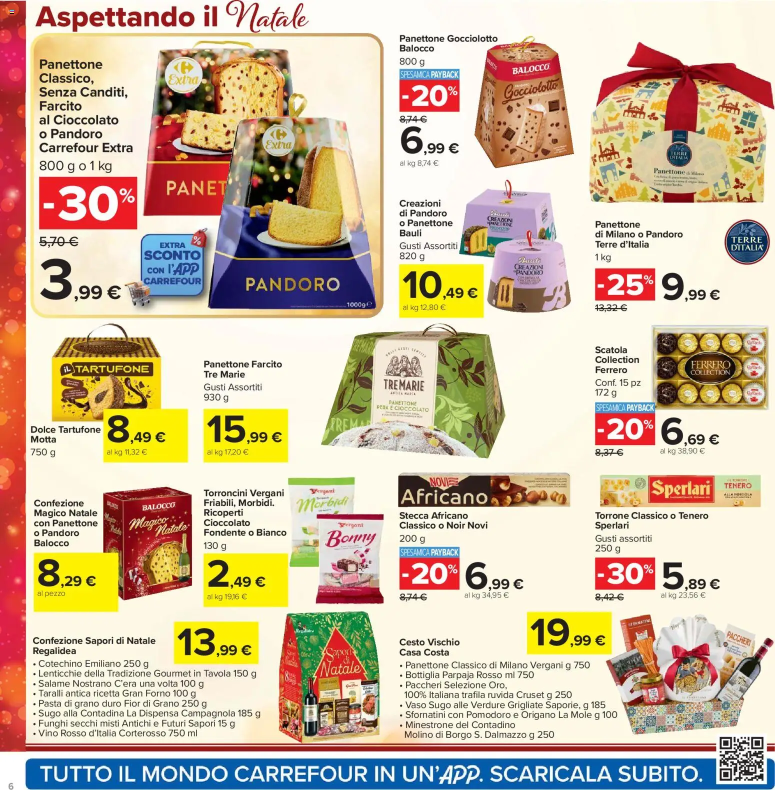 Volantino Carrefour del 02.12.2025 | Pagina: 6 | Prodotti: Salame, Pera, Scatola, Cotechino