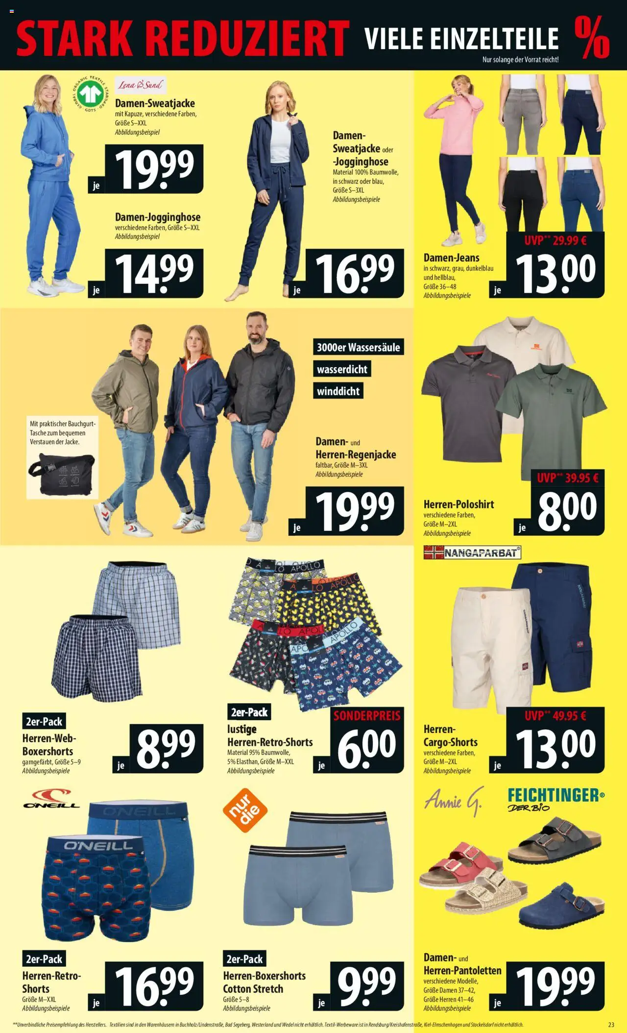 Famila Prospekt 	 - gültig ab dem 30.06.2025 | Seite: 23 | Produkte: Shirt, Jogginghose, Cargo Shorts, Boxer