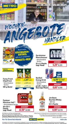 Metro - Wochen-Angebote Händler gültig ab dem 04.08.2025