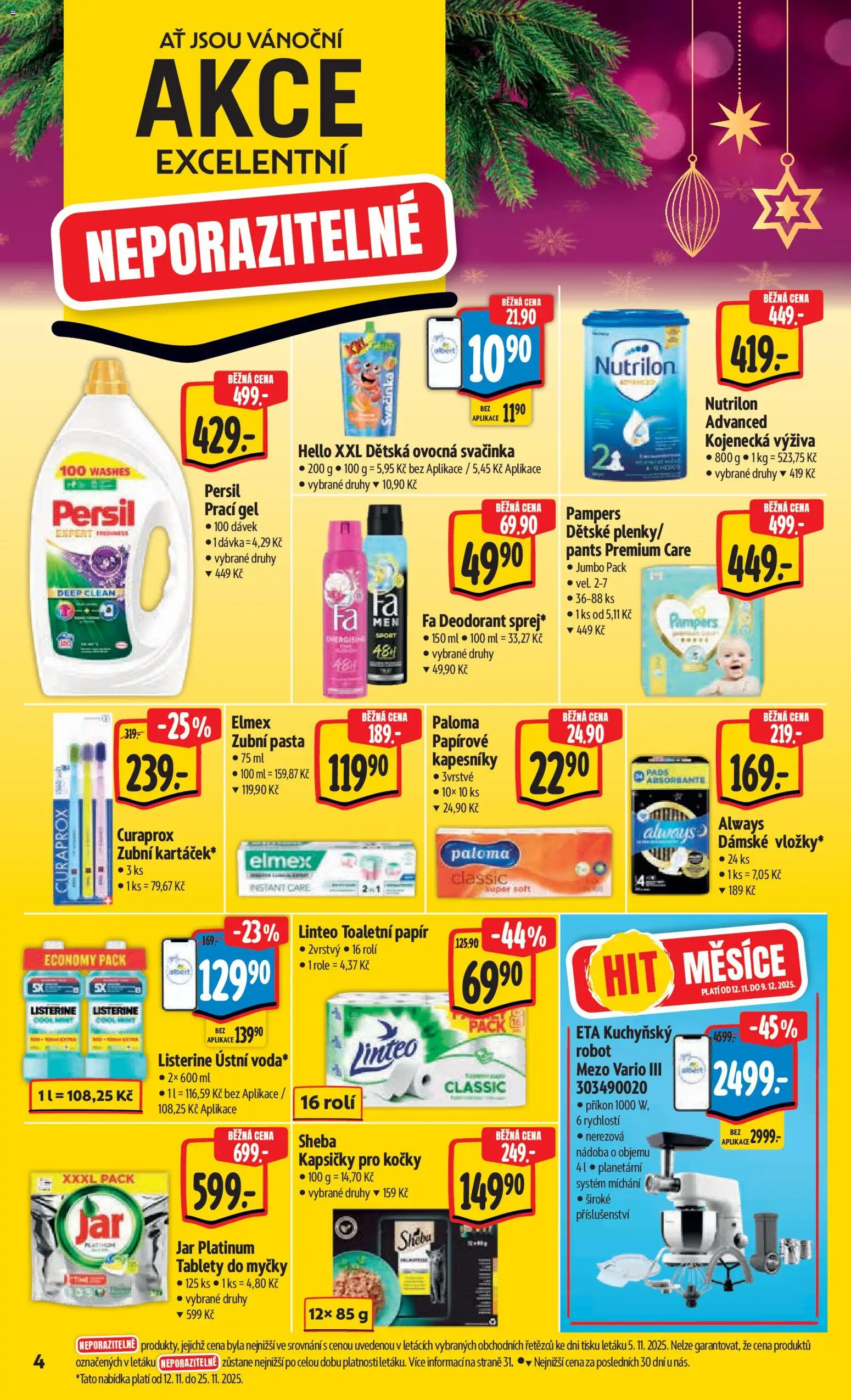 Albert Black Friday od 12.11.2025 | Strana: 8 | Produkty: Pampers, Listerine, Robot, Sheba