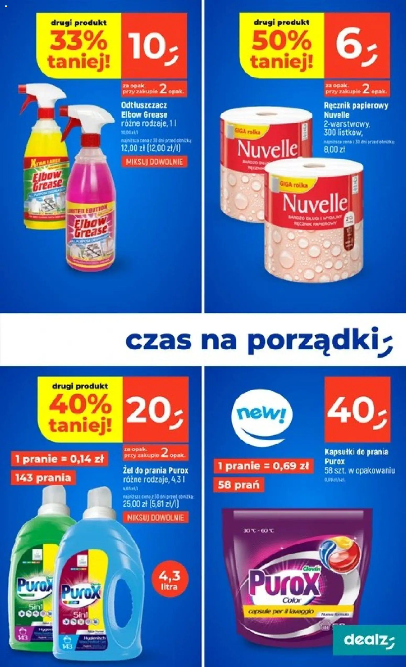 Dealz Gazetka od 19.02.2026 | Strona: 19 | Produkty: Kapsułki do prania, Ręcznik papierowy
