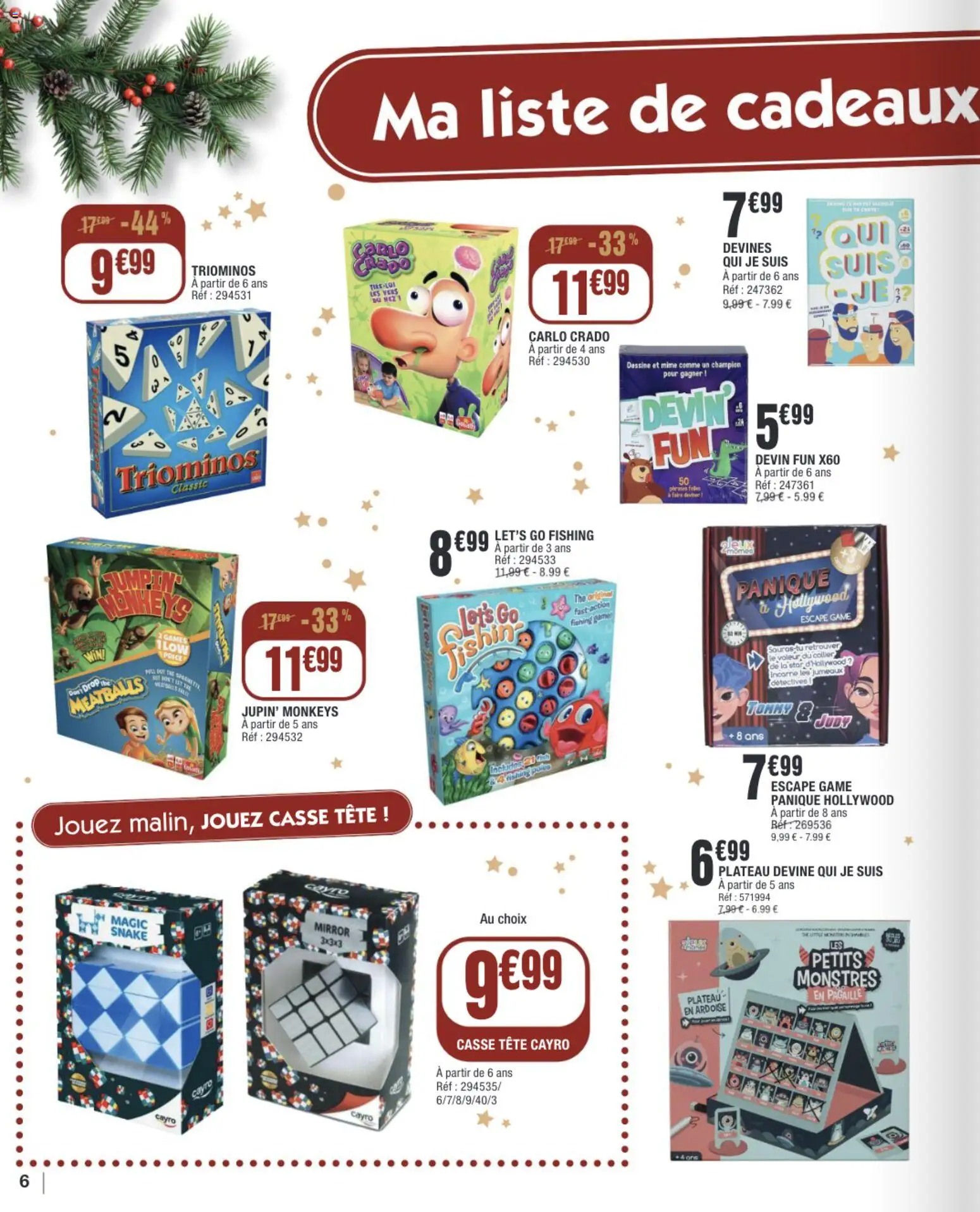 {H1} | Page: 6 | Produits: Plateau, Collier, Thé