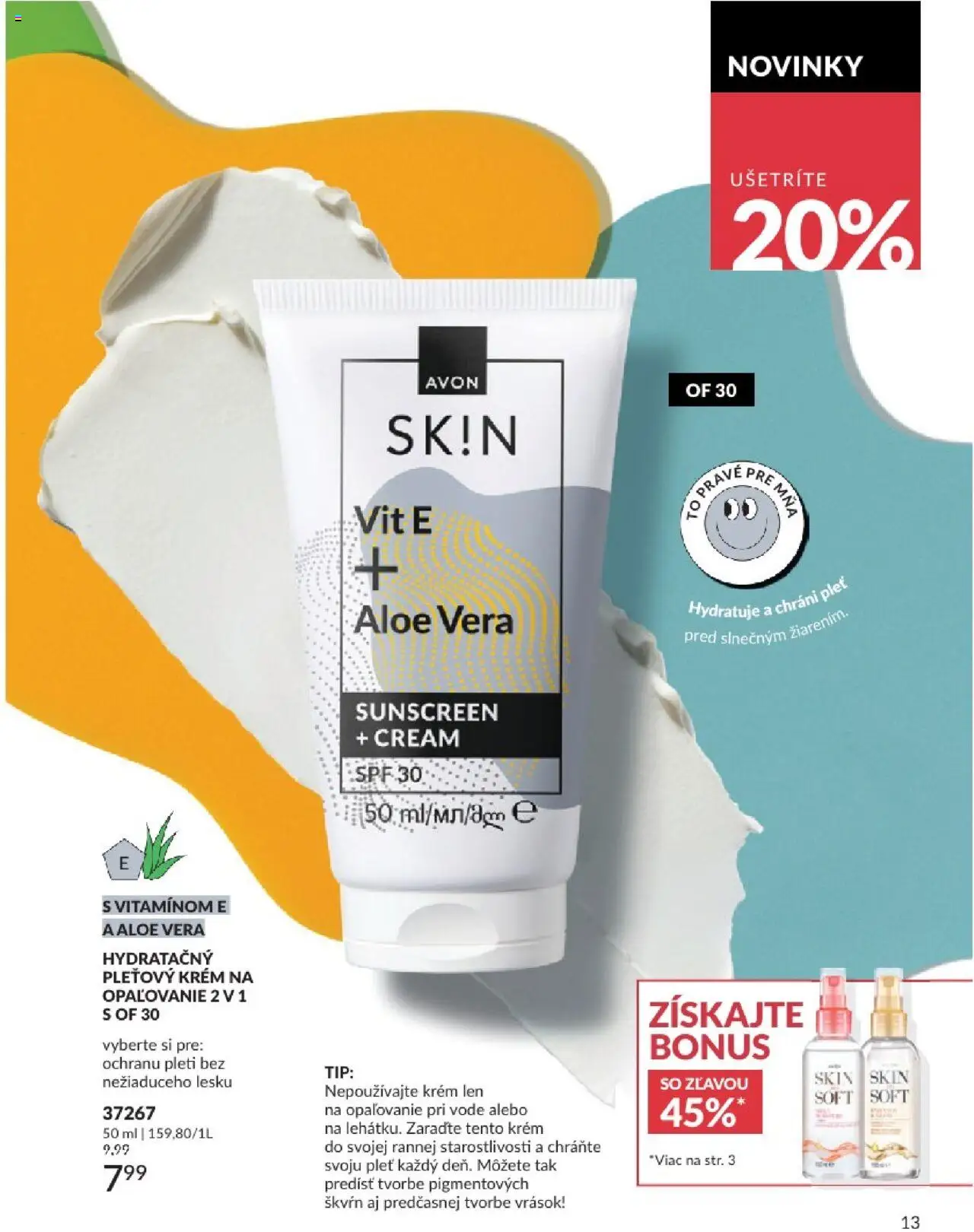 Katalóg Avon 2025 │ platný od 01.08.2025 | Strana: 13 | Produkty: Krém