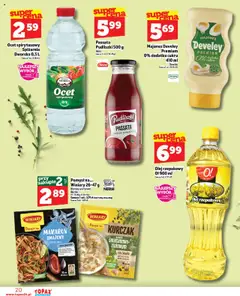 Topaz Gazetka - Express od 14.08.2025 | Strona: 20 | Produkty: Ocet, Olej, Tagliatelle, Makaron
