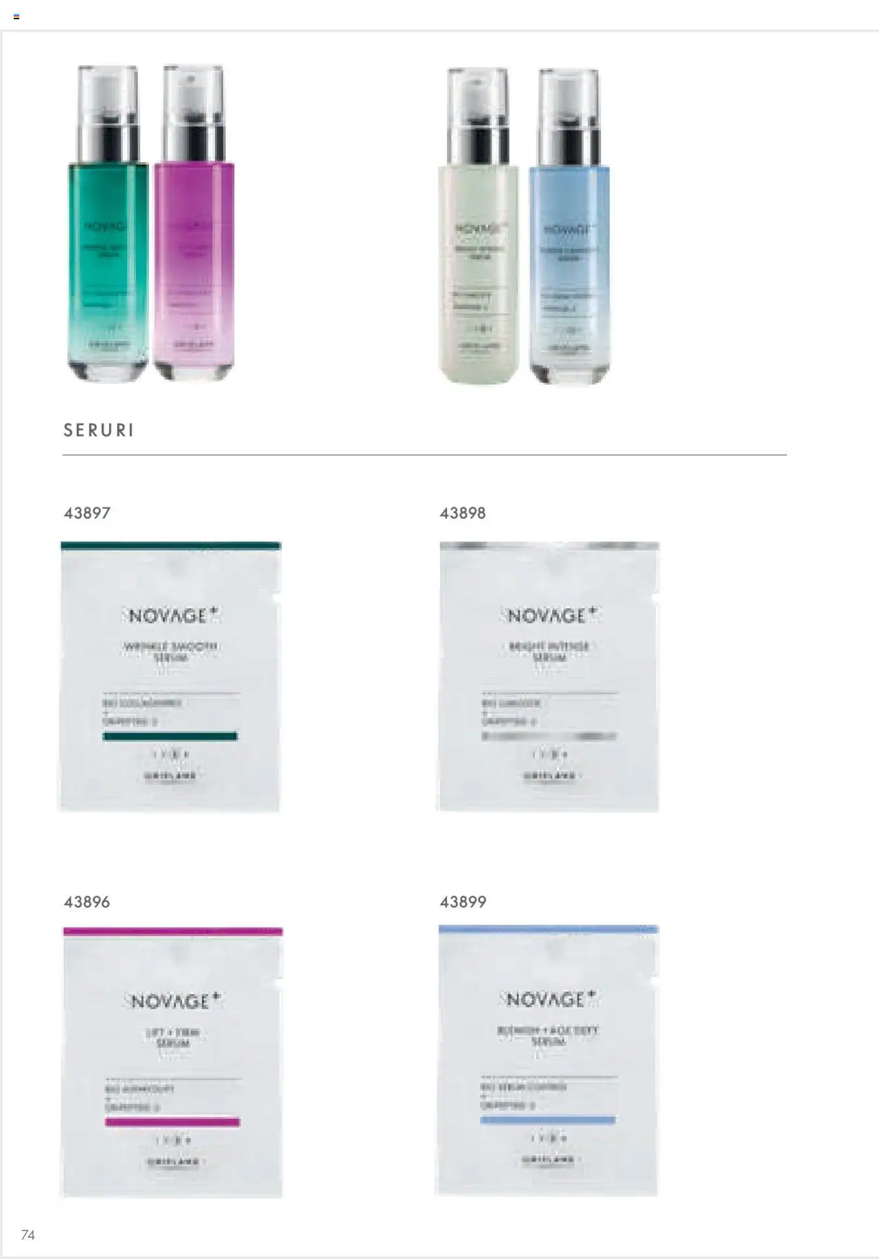 Oriflame catalog - Ghidul NOVAGE+ – valabil de la 01.03.2023 | Pagină: 74