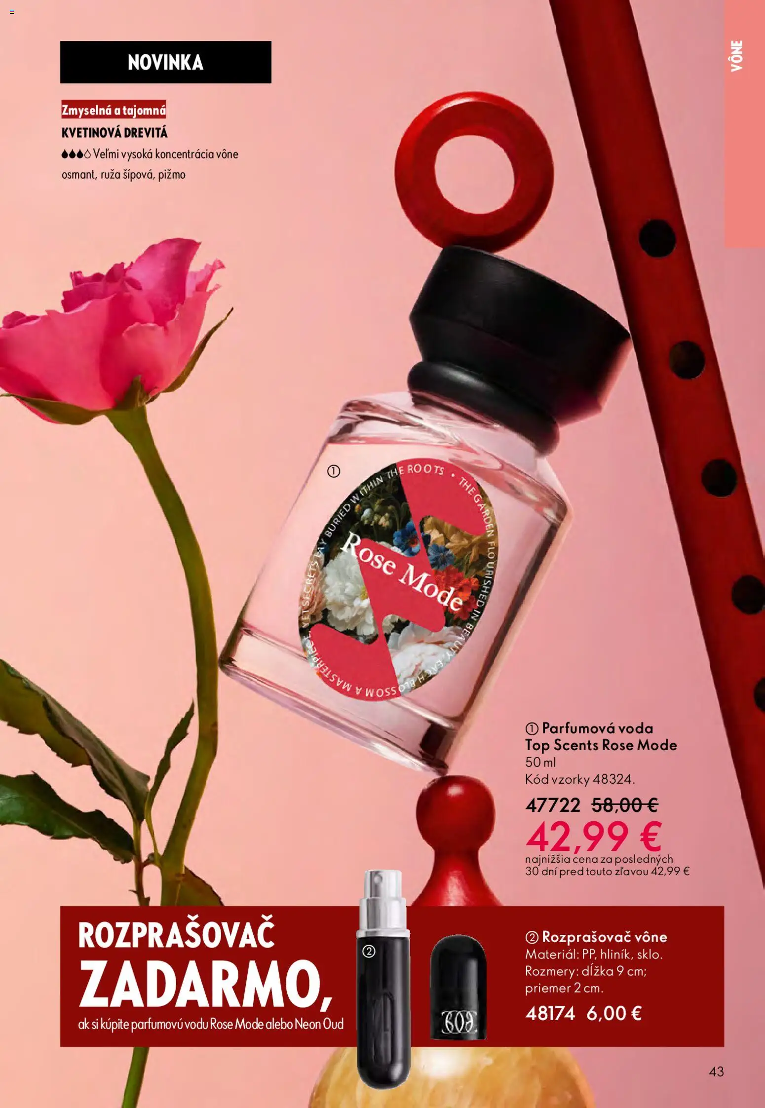 Nové Oriflame akcie – leták je platný od 06.05.2026 | Strana: 43 | Produkty: Voda