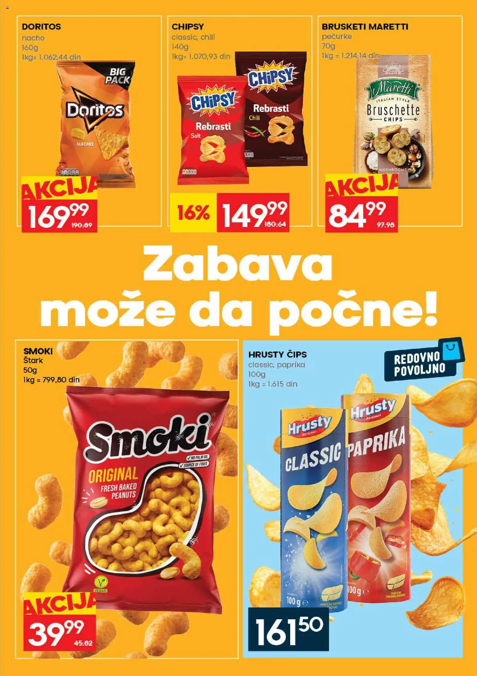 Roda katalog - važi od 09.04.2026 | Strana: 21 | Proizvode: Čips, Paprika, Brusketi, Doritos