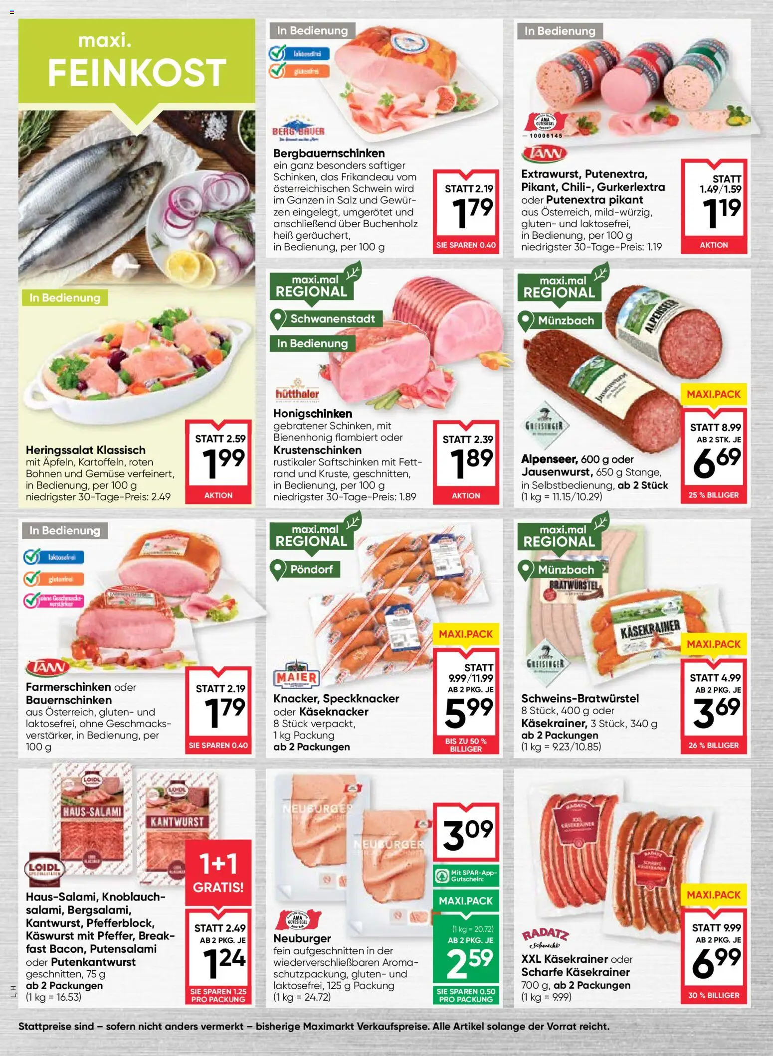 Maximarkt Flugblatt gültig ab 15.01.2026 | Seite: 4 | Produkte: Gemüse, Salz, Knoblauch