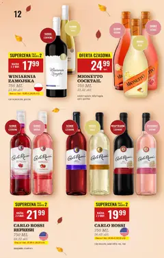 Pogląd oferty "CARLO ROSSI REFRESH, pomegranate, strawberry, 750 ML" - ważna od 03.11.2025 | Strona: 12
