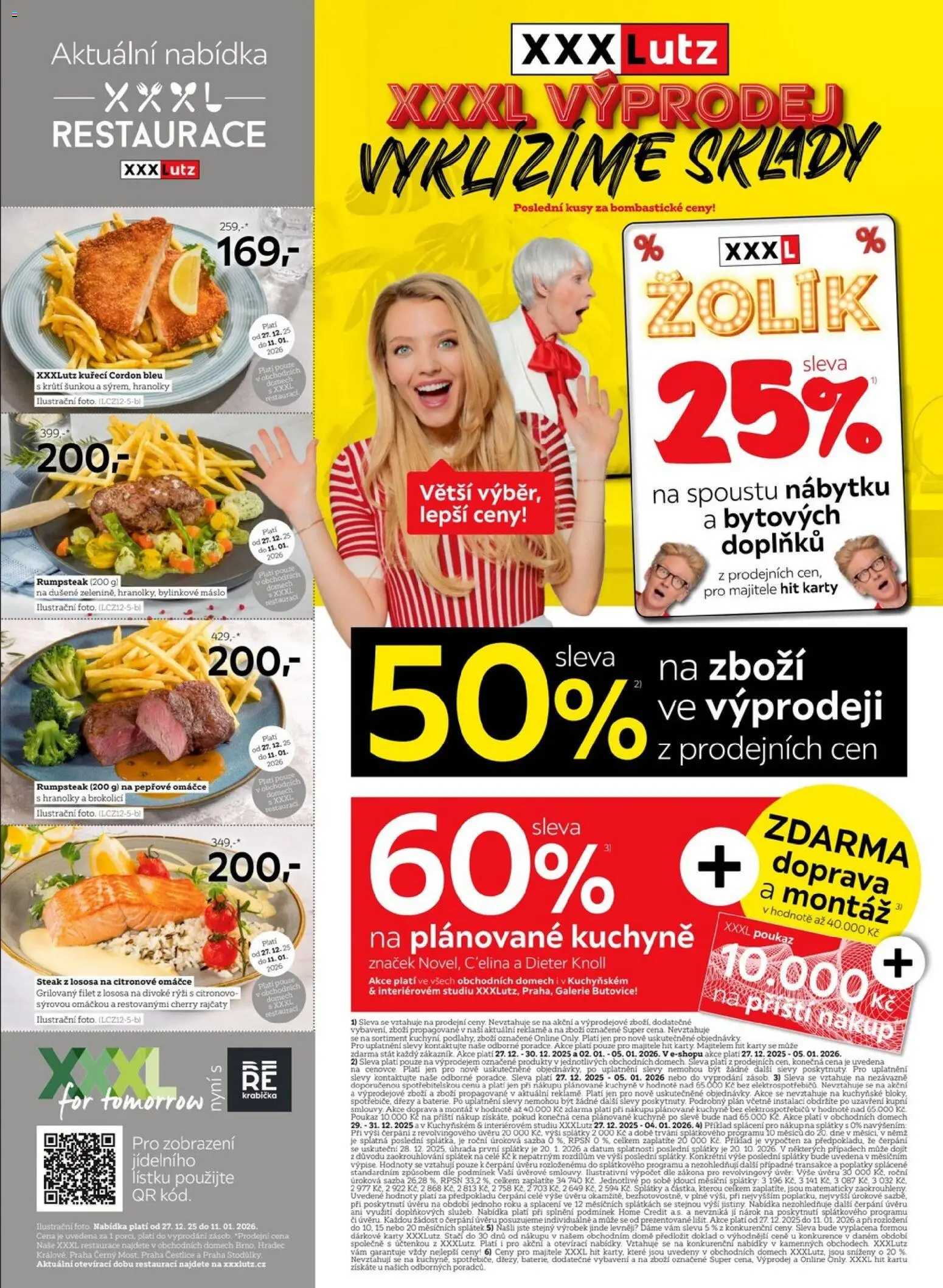 XXXLutz leták od 27.12.2025 | Strana: 2 | Produkty: Rumpsteak, Filet z lososa, Karty, Kuchyně