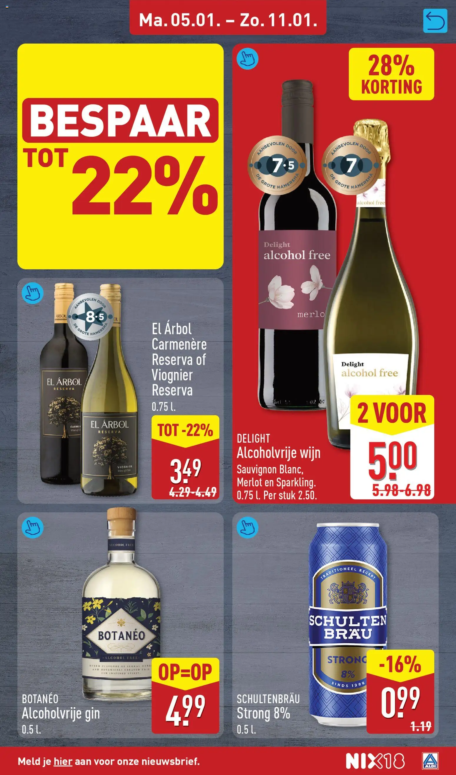 {H1} | Pagina: 19 | Producten: Wijn, Gin, Alcohol