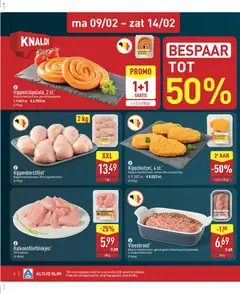 Aldi folder week 7 - Voorbeeld van een folder van Aldi, geldig van 09.02.2026 | Pagina: 4 | Producten: Gehakt, Kippengehakt, Schaal