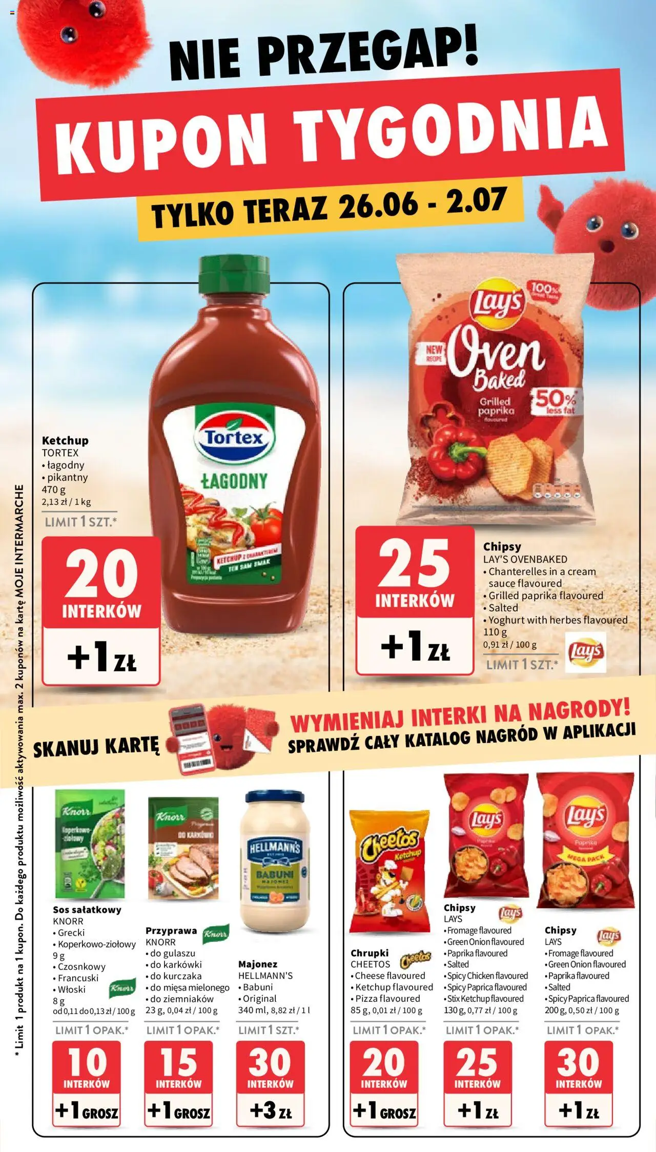 Intermarche Gazetka od 26.06.2025 | Strona: 11 | Produkty: Ketchup, Ketchup tortex, Majonez, Sos
